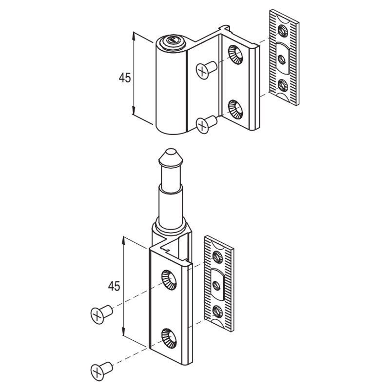 Wing Hinge 701