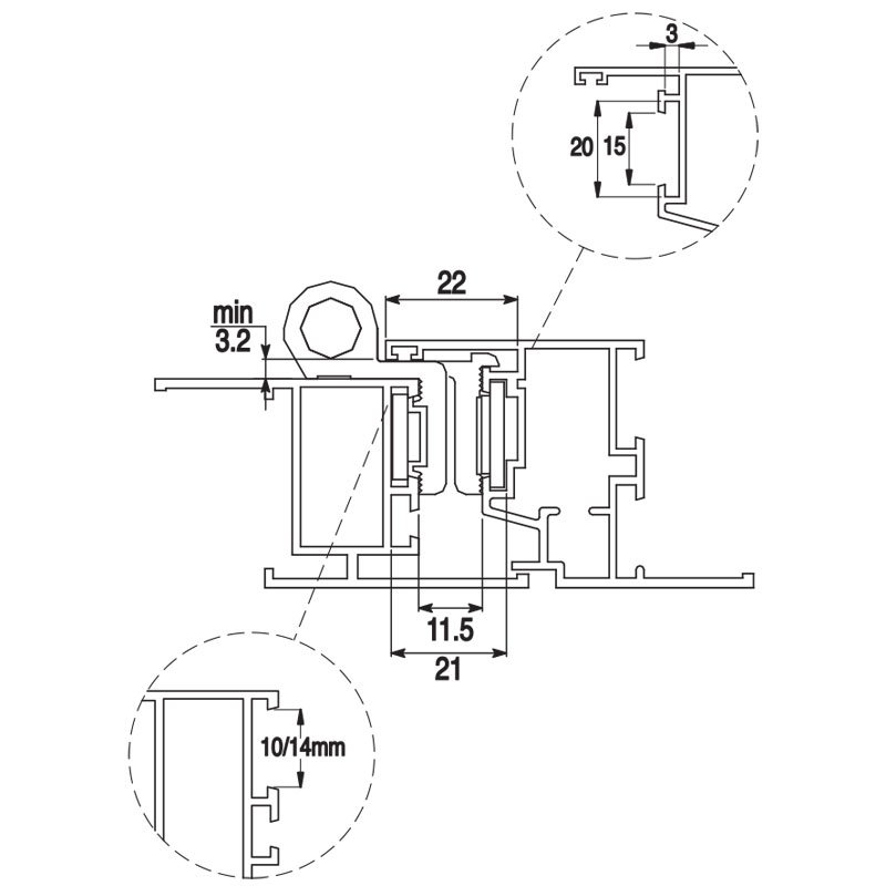 Wing Hinge 701